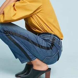 Mcguire Blue Vintage Mid-Rise Slim Jeans With Tuxedo Stripe